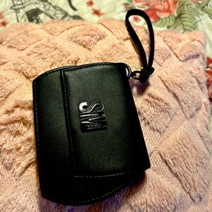 Steve Madden BPipper Zip Around Card Case Wristlet (Black